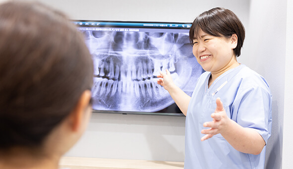 なるべく歯を削らない・抜かない